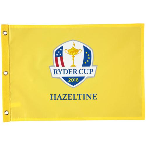 2016 Ryder Cup (Hazeltine Yellow) Golf Pin Flag - Team USA Champion