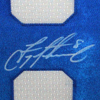 Troy Aikman Autographed Dallas Cowboys (White #8) Deluxe Framed Jersey