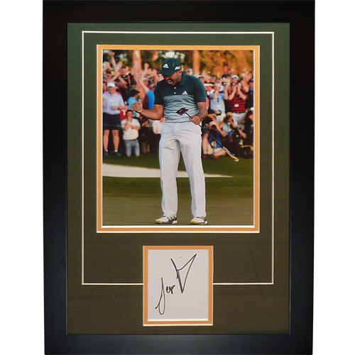 Sergio Garcia Autographed Golf (Masters Celebration) "Signature Series" Frame