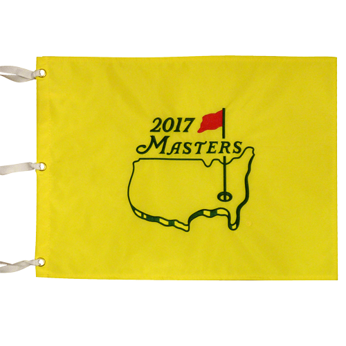 2017 Masters Embroidered Golf Pin Flag - Sergio Garcia Champion