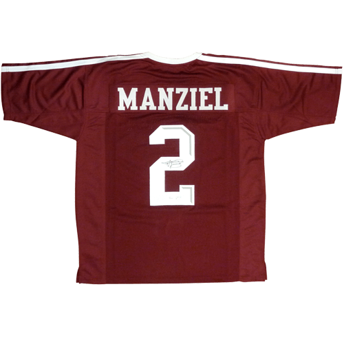 Johnny Manziel Autographed Texas A&M Aggies (Maroon #2) Jersey - JSA