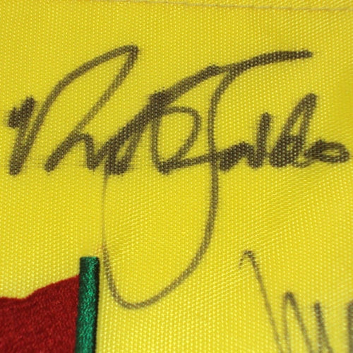 Masters Golf Pin Flag Autographed by 21 Former Champions #16