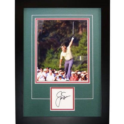 Jack Nicklaus Autographed 6-Time Masters Champion "Signature Series" Frame