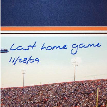 Tim Tebow Autographed Florida Gators (Final Home Game - Day "Senior Day 2009") Deluxe Framed Panoramic Photo - Tebow Holo