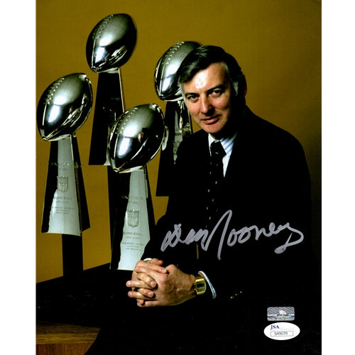 Dan Rooney Autographed Pittsburgh Steelers (Super Bowl Trophy) 8x10 Photo