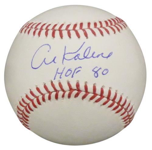 Al Kaline Autographed MLB Baseball w/ "HOF 80"