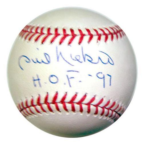 Phil Niekro Autographed MLB Baseball w/ "HOF 97"
