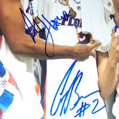 Florida Gators "Starting 5" (Brewer , Green , Horford , Humphrey , Noah) Autographed (2007 Final Four) Deluxe Framed  11x14 Photo