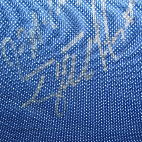 2006 Florida Gators National Championship Team and Urban Meyer Autographed (Blue #1) Deluxe Framed Jersey - 45 Signatures