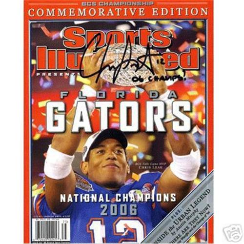 Chris Leak Autographed Florida Gators (2006 Championship) Commemorative Sports Illustrated