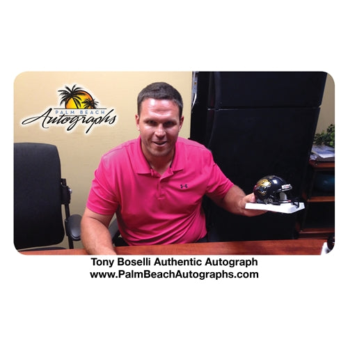 Tony Boselli Autographed Jacksonville Jaguars Mini Helmet