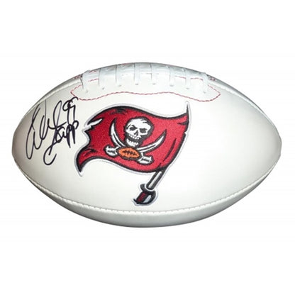 Warren Sapp Autographed Tampa Bay Buccaneers Logo Football