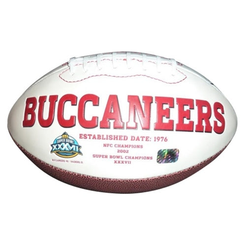 Warren Sapp Autographed Tampa Bay Buccaneers Logo Football