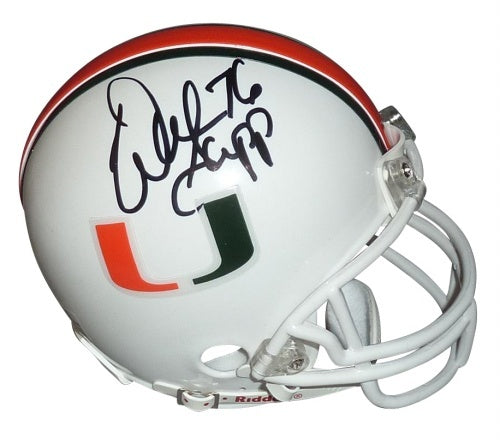 Warren Sapp Autographed Miami Hurricanes Mini Helmet