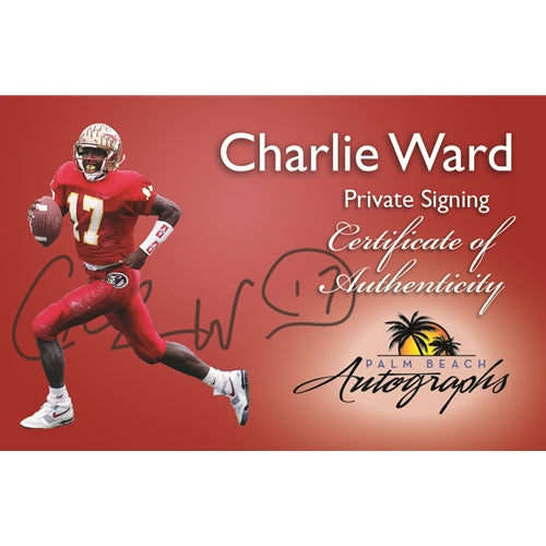 Charlie Ward and Chris Weinke Autographed FSU Florida State Seminoles Deluxe Full-Size Replica Helmet w/ "93 Heisman" , "2000 Heisman"
