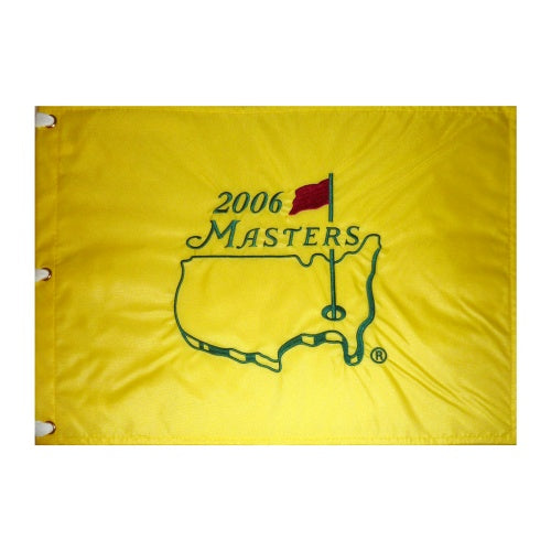 2006 Masters Embroidered Golf Pin Flag - Phil Mickelson Champion