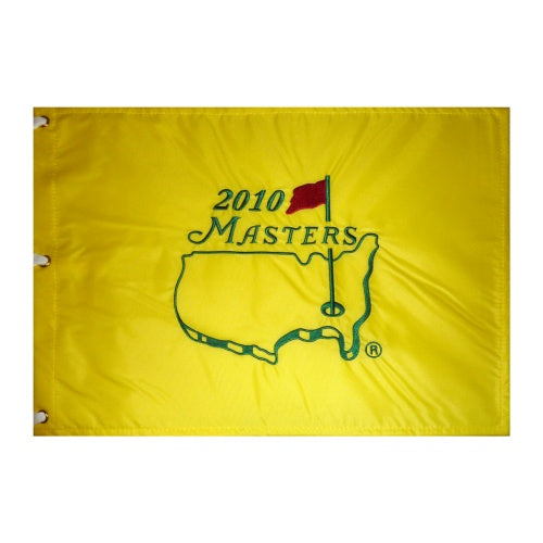 2010 Masters Embroidered Golf Pin Flag - Phil Mickelson Champion