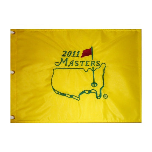 2011 Masters Embroidered Golf Pin Flag - Charl Schwartzel Champion