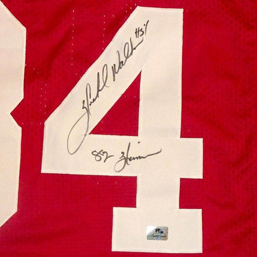 Herschel Walker Autographed Georgia Bulldogs (Red #34) Custom Stitched Jersey w/ "82 Heisman"