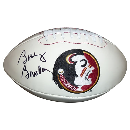 Bobby Bowden Autographed Florida State FSU Seminoles Logo Football