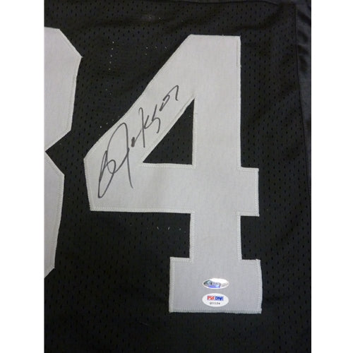 Bo Jackson Autographed Oakland Raiders (Black #34) Custom Stitched Jersey