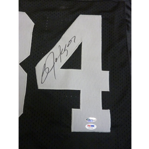 Bo Jackson Autographed Oakland Raiders (Black #34) Custom Stitched