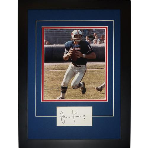 Jack Kemp Autographed Buffalo Bills "Signature Series" Frame