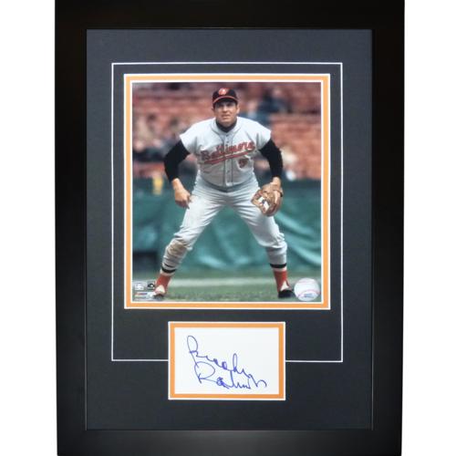 Brooks Robinson Autographed Baltimore Orioles "Signature Series" Frame