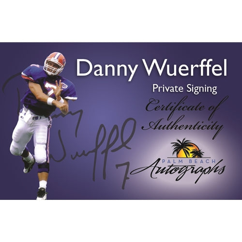 Danny Wuerffel Autographed Florida Gators Sports Illustrated Cover Deluxe Framed 11x14 Print