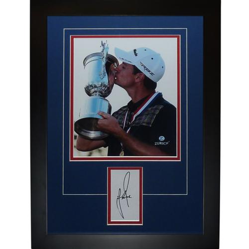 Justin Rose Autographed 2013 U.S. Open (Trophy) "Signature Series" Frame