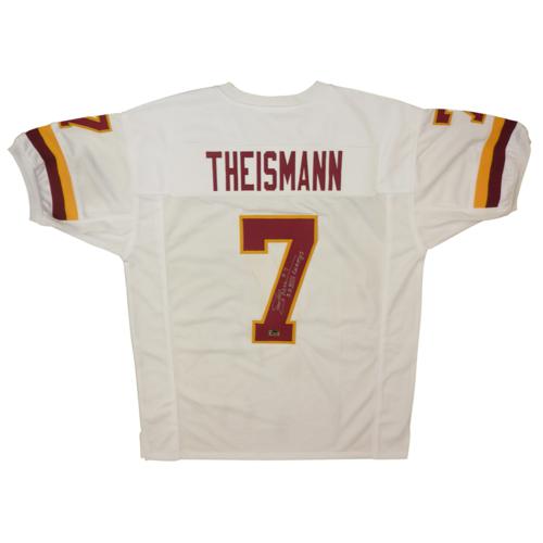 Joe Theismann Autographed Washington Redskins (White #7) Custom Jersey w/ "SB XVII Champs"