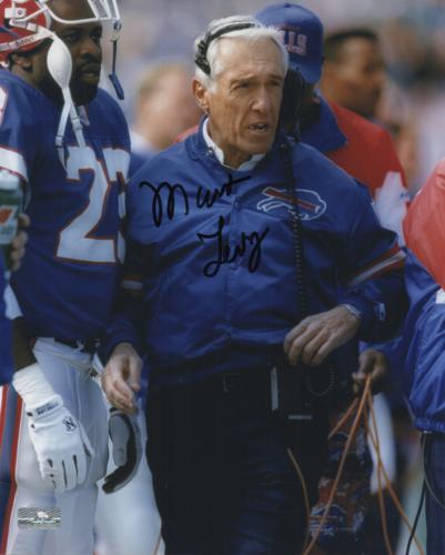 Marv Levy Autographed Buffalo Bills 8x10 Photo